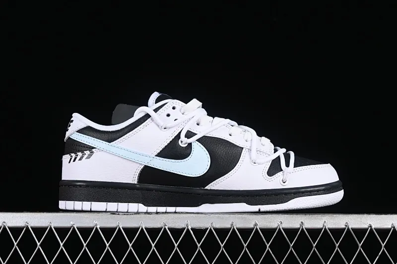 All categories Nk SB Dunk series Nk SB Dunk Low low-top sneakers Nk Dunk Low "Reverse Panda" Speed ​​racing black and white panda graffiti contrasting color SB strap low-top casual sneakers FD9064-011